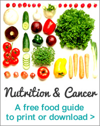 Nutrition and Cancer – a free downloadable food guide